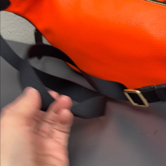 Coach Orange and Black Belt Bag - Picture 8 of 12